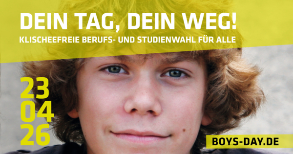 Grafik zum Boys'Day 2026