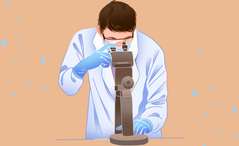 Grafik zum Biomediziner