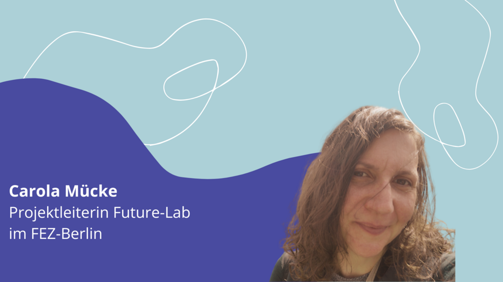 Grafik mit Bild von Carola Mücke