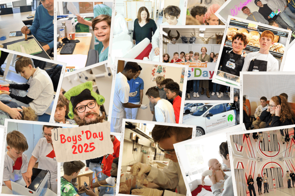 Collage zur Boys'Day-Rückschau 2025