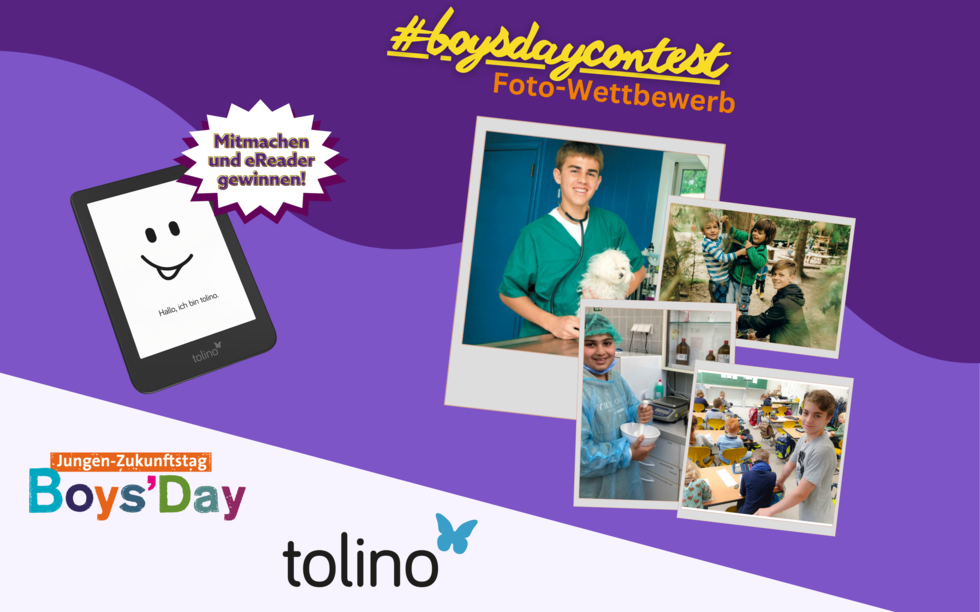 Banner für den Boys'Day-Wettbewerb 2024
