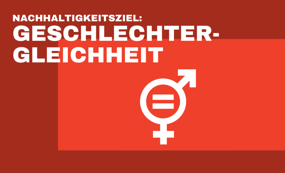 Grafik zum Nachhaltigkeitsziel Geschlechtergleichheit